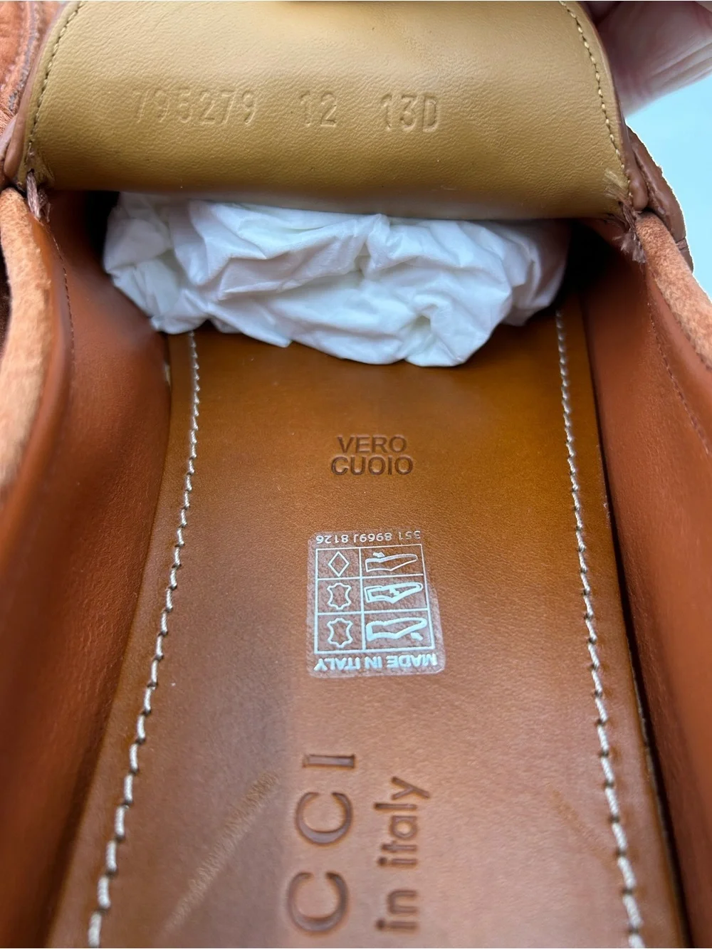 Men's Gucci JORDY horse bit suede loafers size 12 fits 12.5 US made in Italy